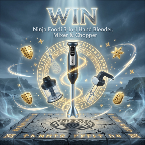 win Ninja Foodi 3‑in‑1 Hand Blender, Mixer & Chopper